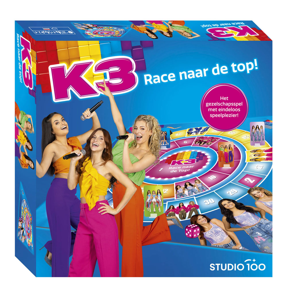 Studio 100 k3 race naar het topbordspel