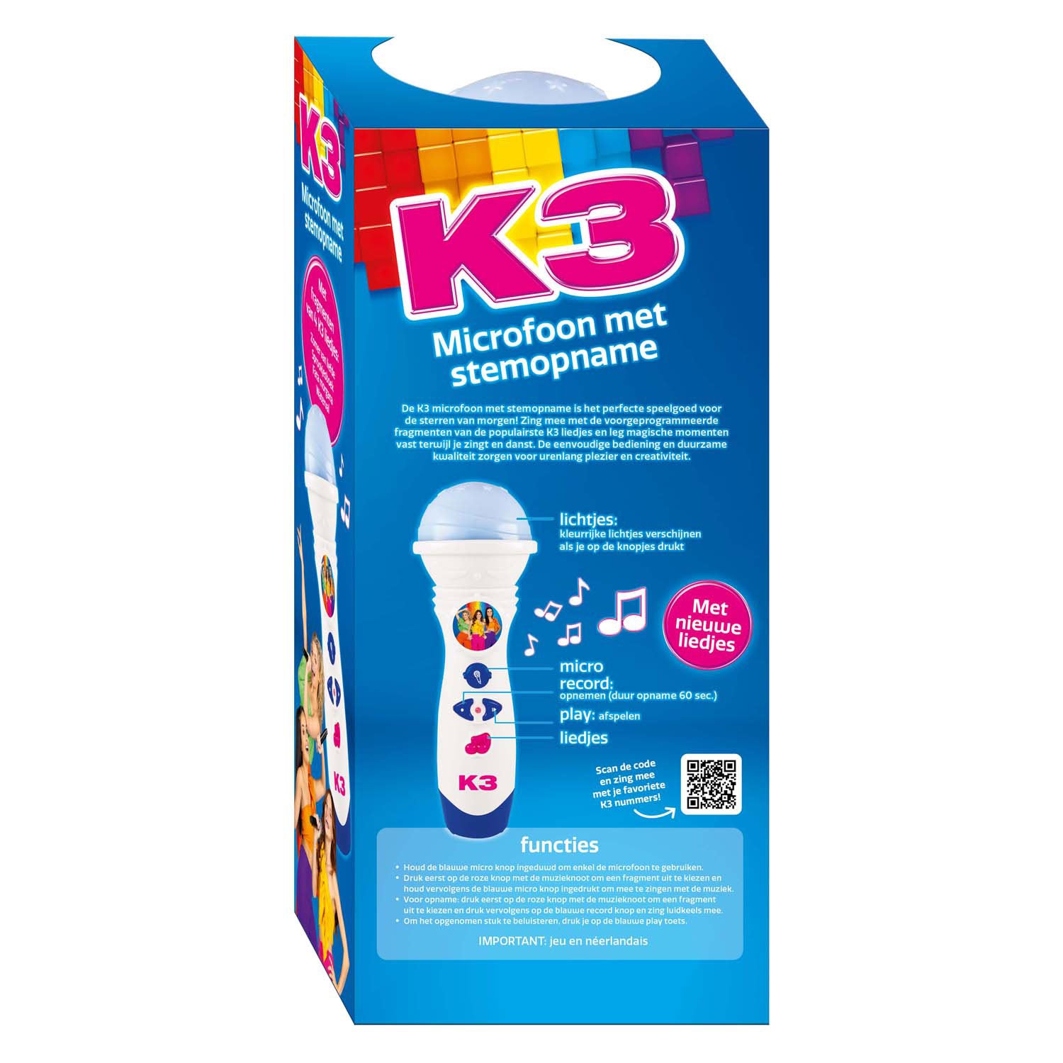K3 microfoon met stemopname