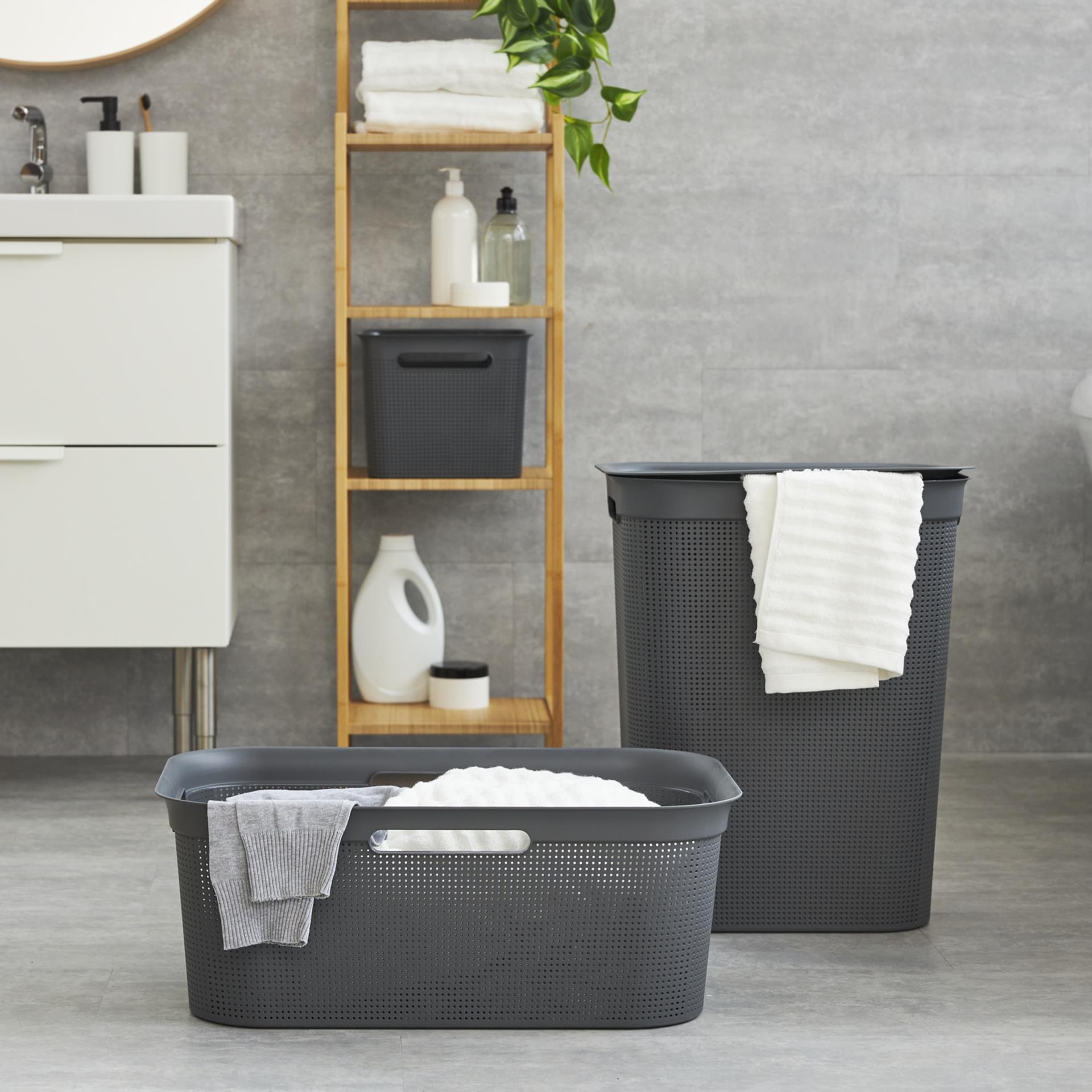 Rotho wasverzamelaar brisen 50l antraciet