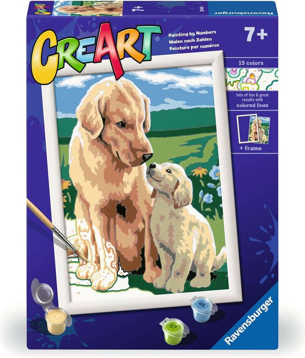 Ravensburger CreArt Motherly Love - Paint by Numbers for Kids