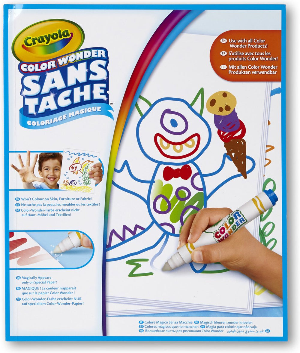 Crayola kleurenwonder - tekenblok, 30 pagina's