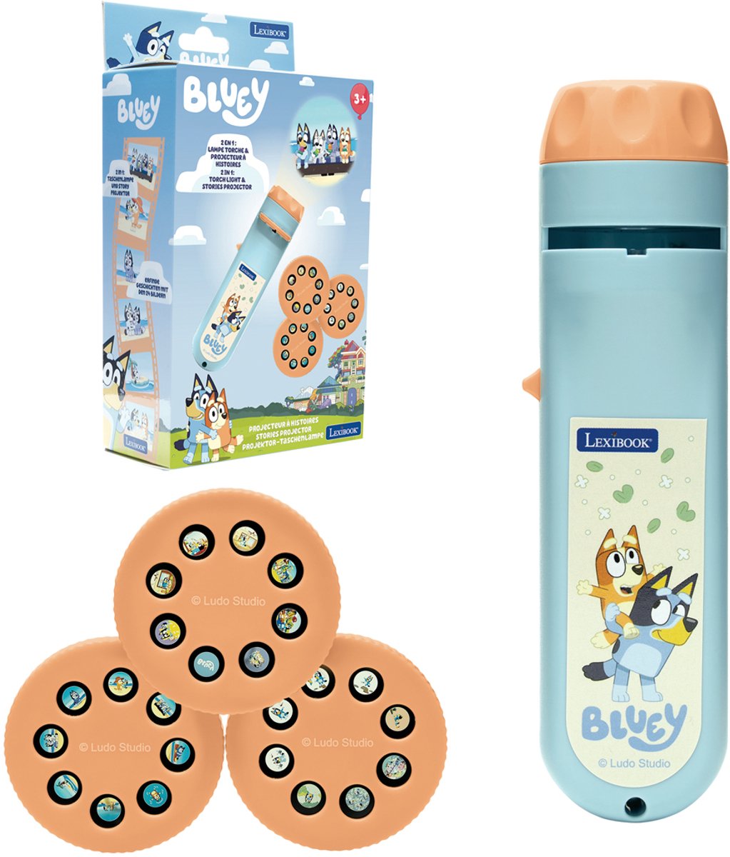 Lexibook verhalenprojector en zaklamp bluey