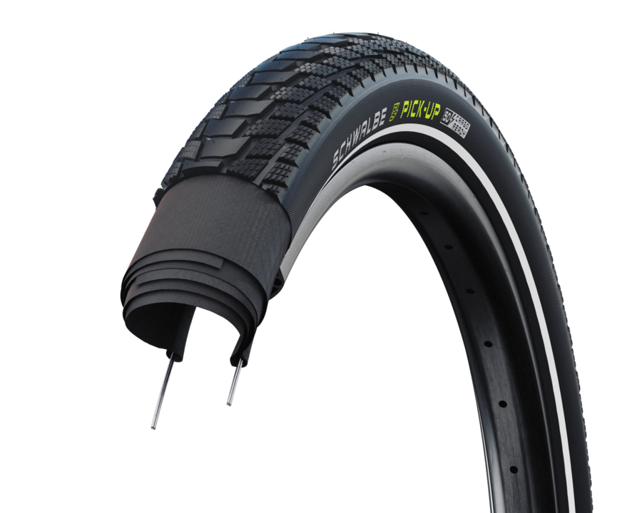 Schwalbe buitenband Pick-Up Perf SD Twinskin 27,5 x 2,60 zw refl