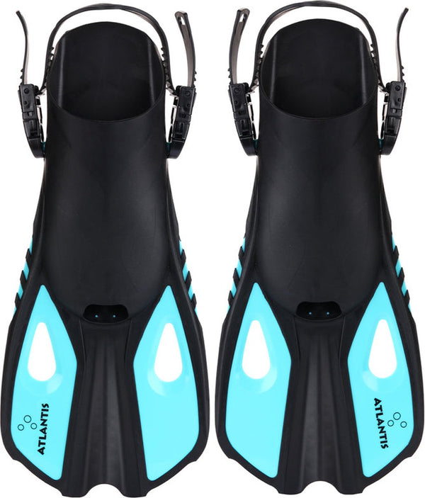 Atlantis snapper - zwemvliezen - flippers - volwassenen - zwart turquoise - 42-47