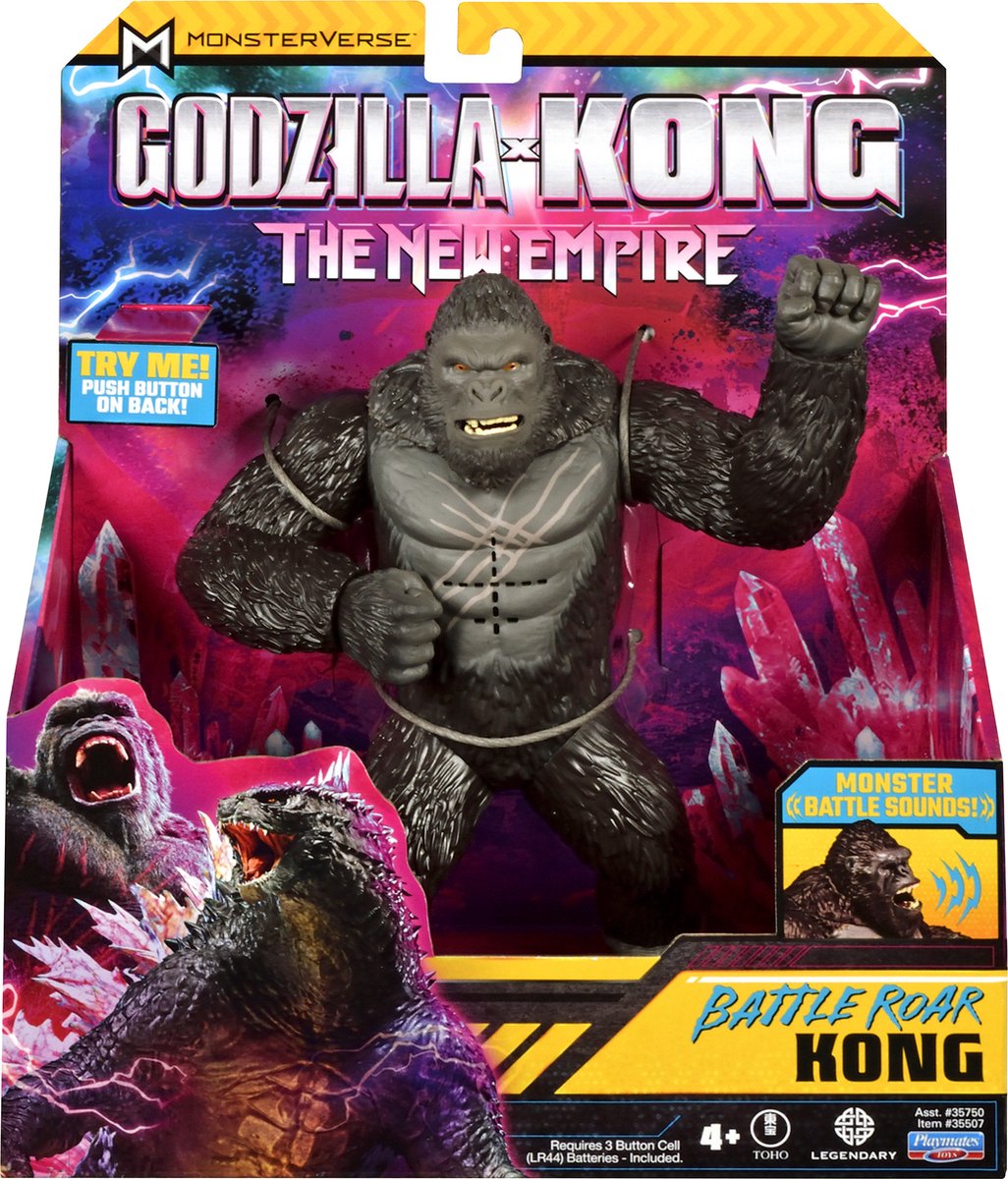De nieuwe Empire 17 cm Battle Roar Kong met elektrische geluiden
