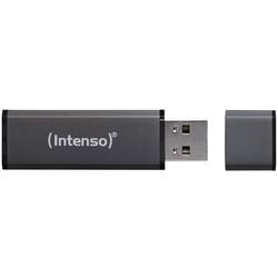 Usb-stick intenso alu line 64 gb 28mb s antraciet