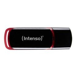Usb-stick intenso 16 gb usb 2.0 zwart rood