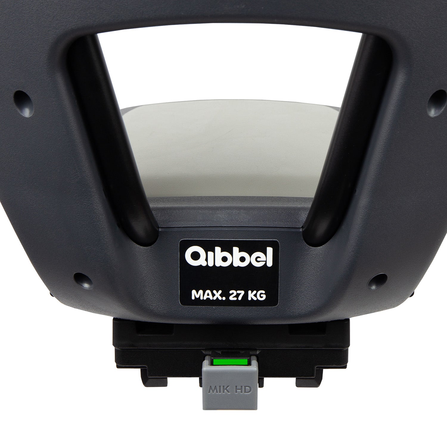 Qibbel achterzitje junior 6+ mik-hd bagagedrager grijs