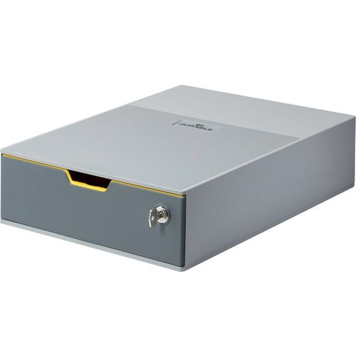 Durable ladebox varicolor 1 a4 grijs