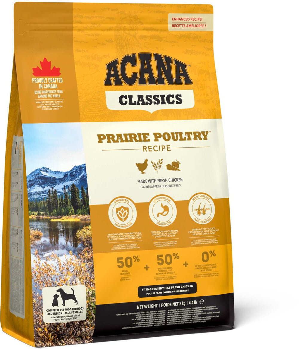 Acana classics prairie poultry kip kalkoen - hondenvoer - 2 kg
