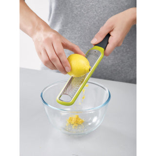 Merkloos sans marque joseph joseph handi‑zest citrusschil rasp – rvs citrusrasp met reinigingsblad – groen