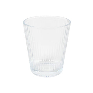 Drinkglas lijnen helder ø 9x10 cm 335 ml