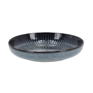 Cosy trendy bord diep d24xh4,3 cm atlantis stripe | 4 stuks
