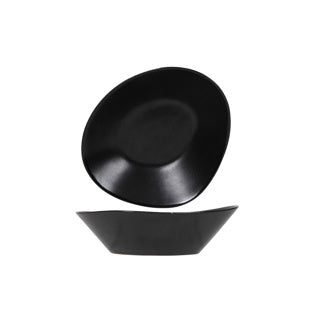 Slakom zwart 20,3x17xh6,4 cm vongola | 4 stuks