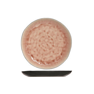 Bord plat 27 cm rond laguna oudroze