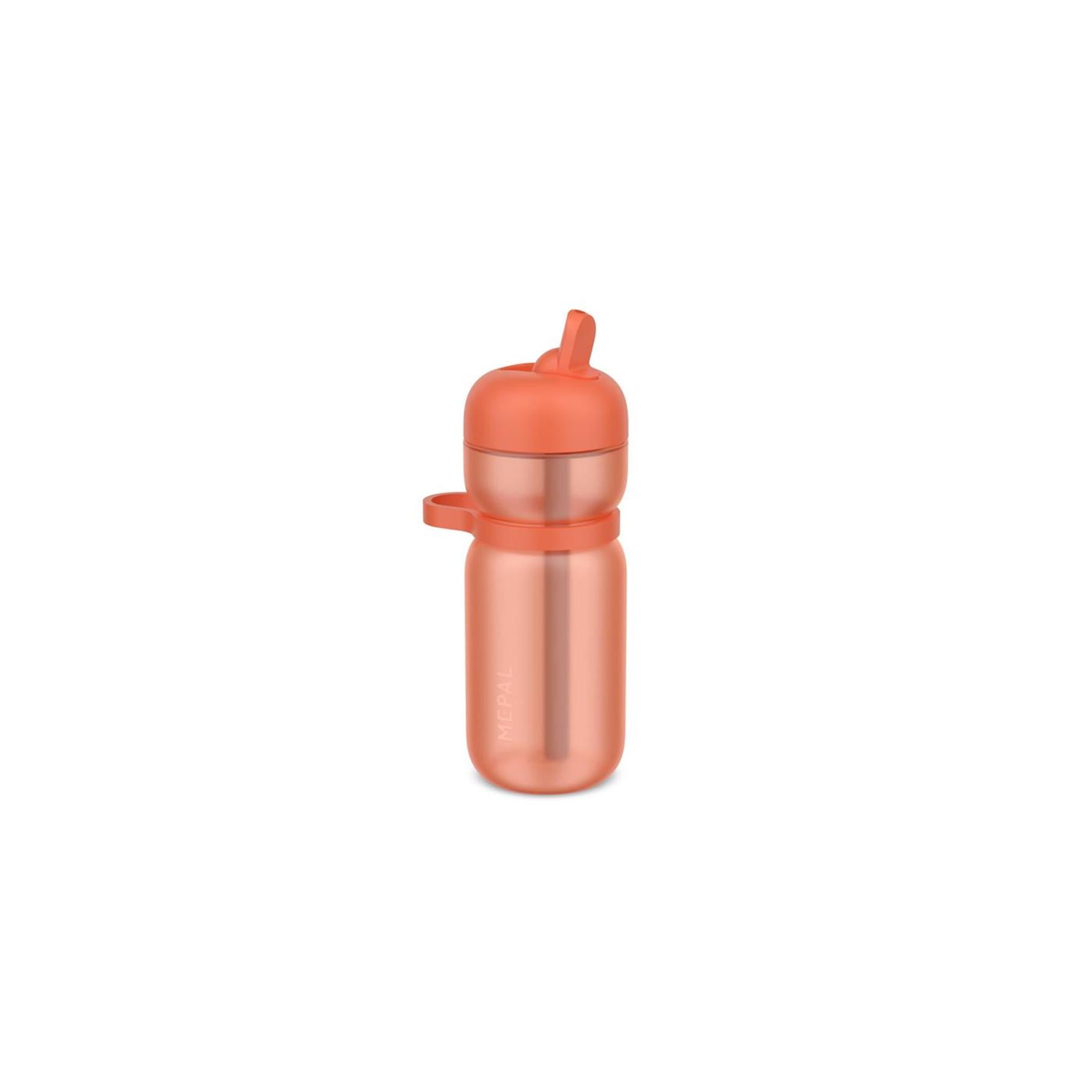 Mepal drinkfles flip 600ml peach orange