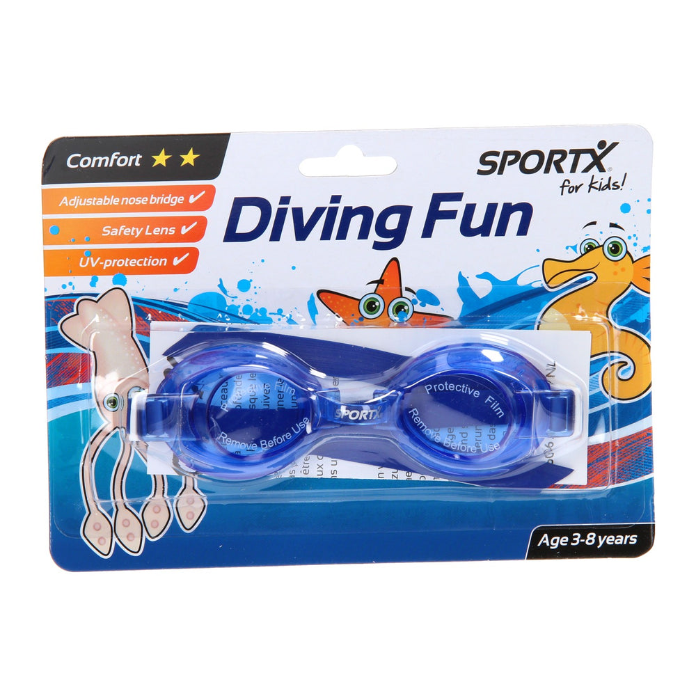 Sportx kinderzwembril comfort - blauw
