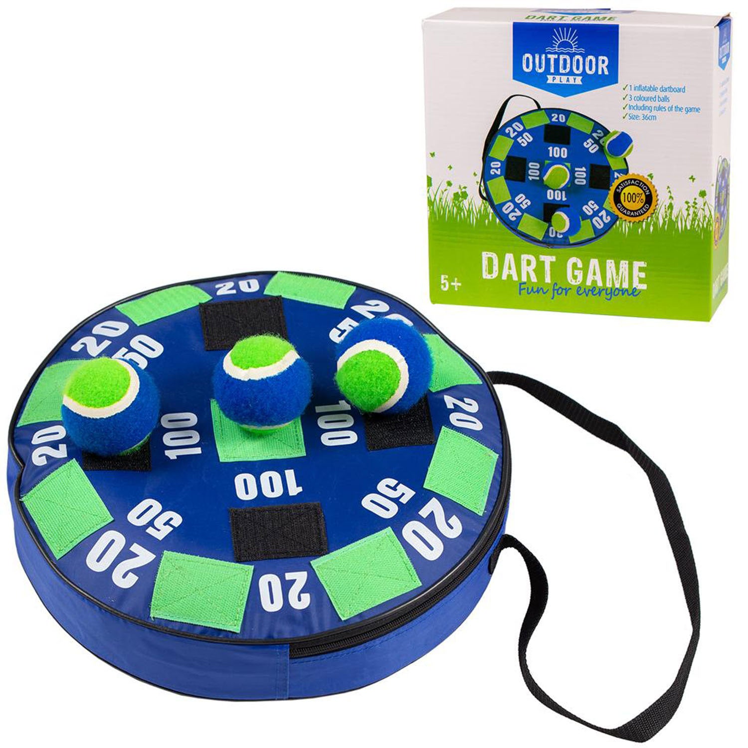 Buitenspelen buiten dartspel