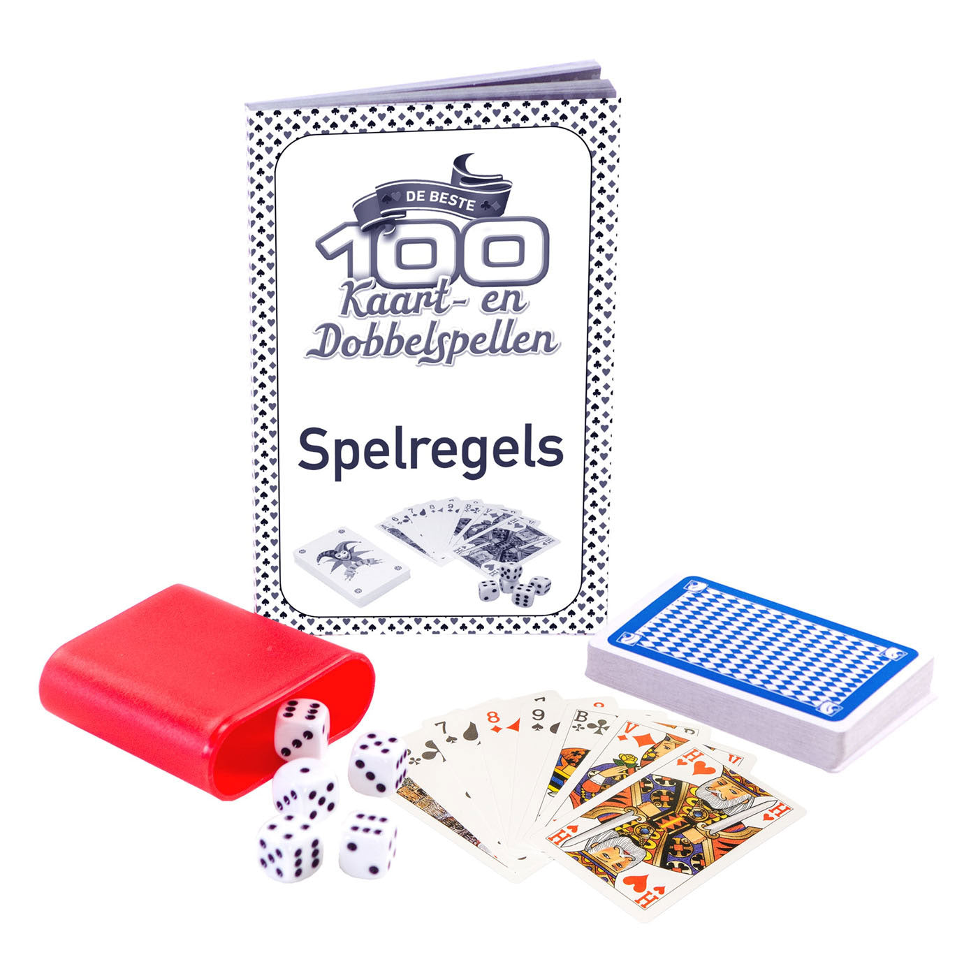 Clown Games 100 Kaarten en Dobbel Spellen