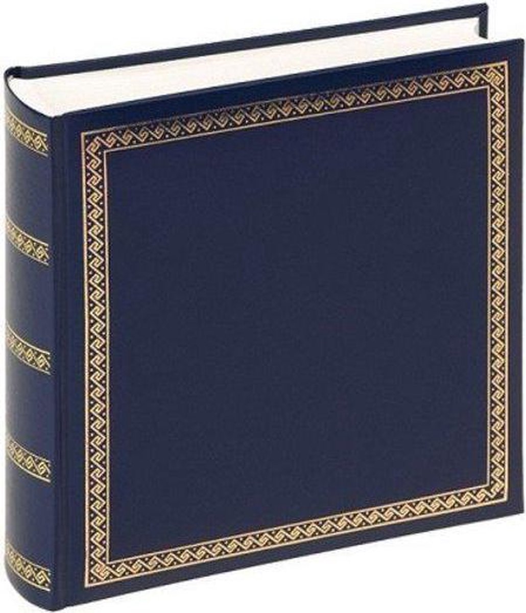 Walther mx-101-l das schicke dicke - classic album - formaat 29 x 32 cm - 100 witte pagina's - blauw