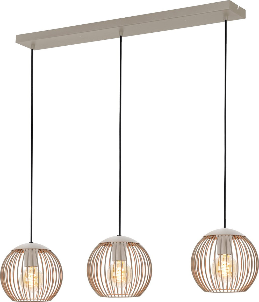 Eglo lindero hanglamp - e27 - 90 cm - zandkleur beige