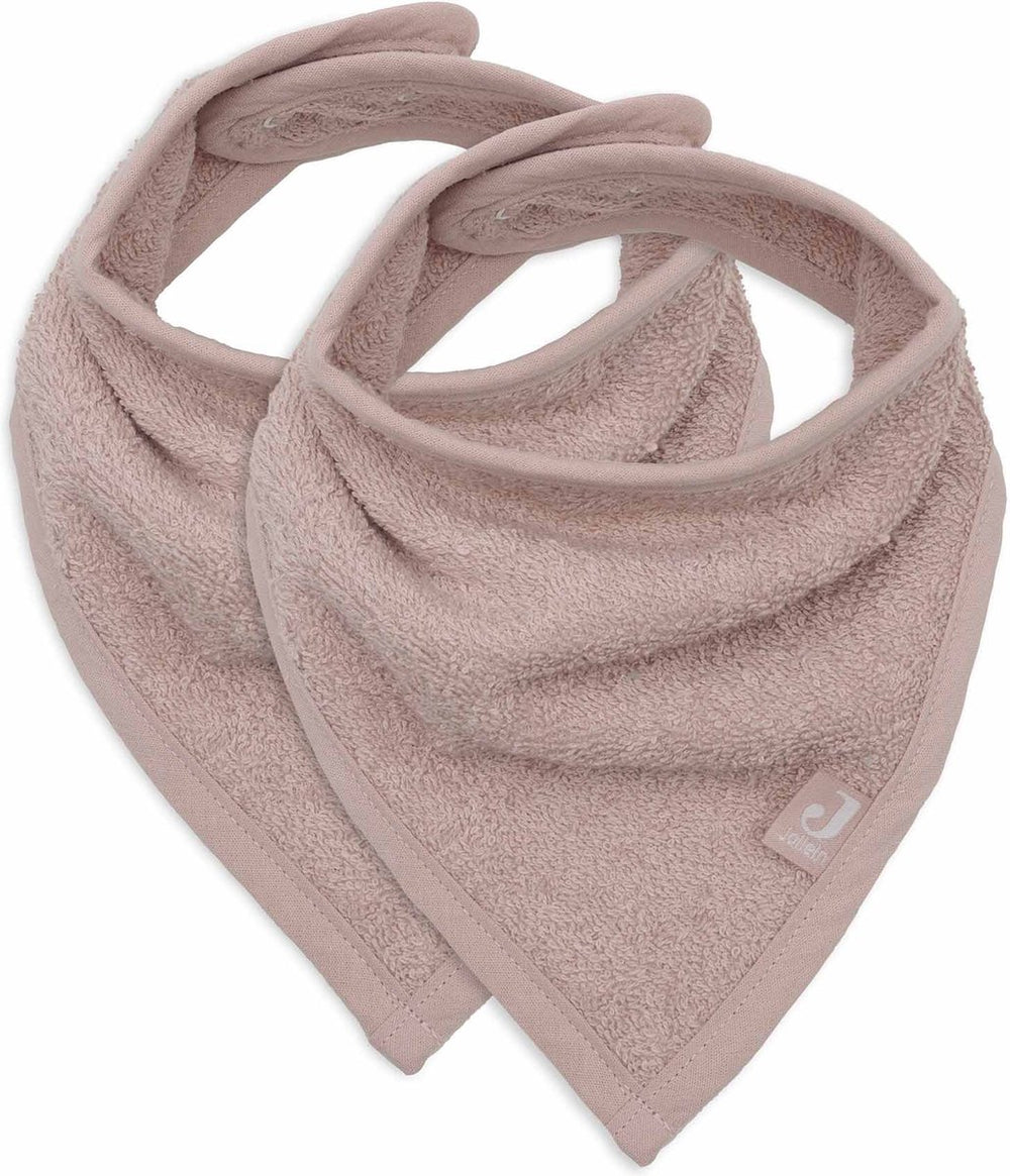 Jollein - slab bandana - katoen - slabbetjes baby - 2 stuks - wild rose - 2 stuks