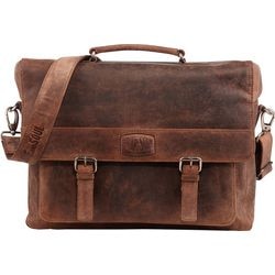 Laptopschoudertas pride and soul cloud bruin