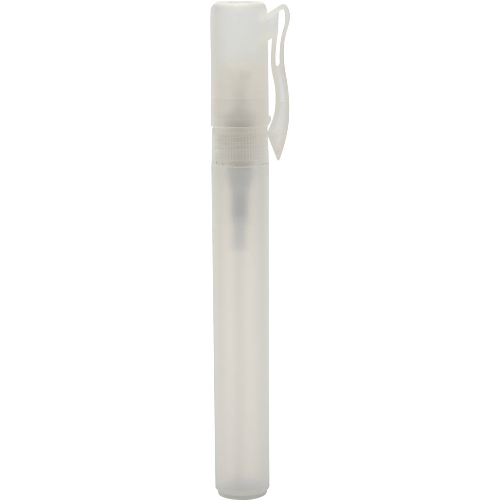 Creativ company spuitflesje mat transparant, 4st.