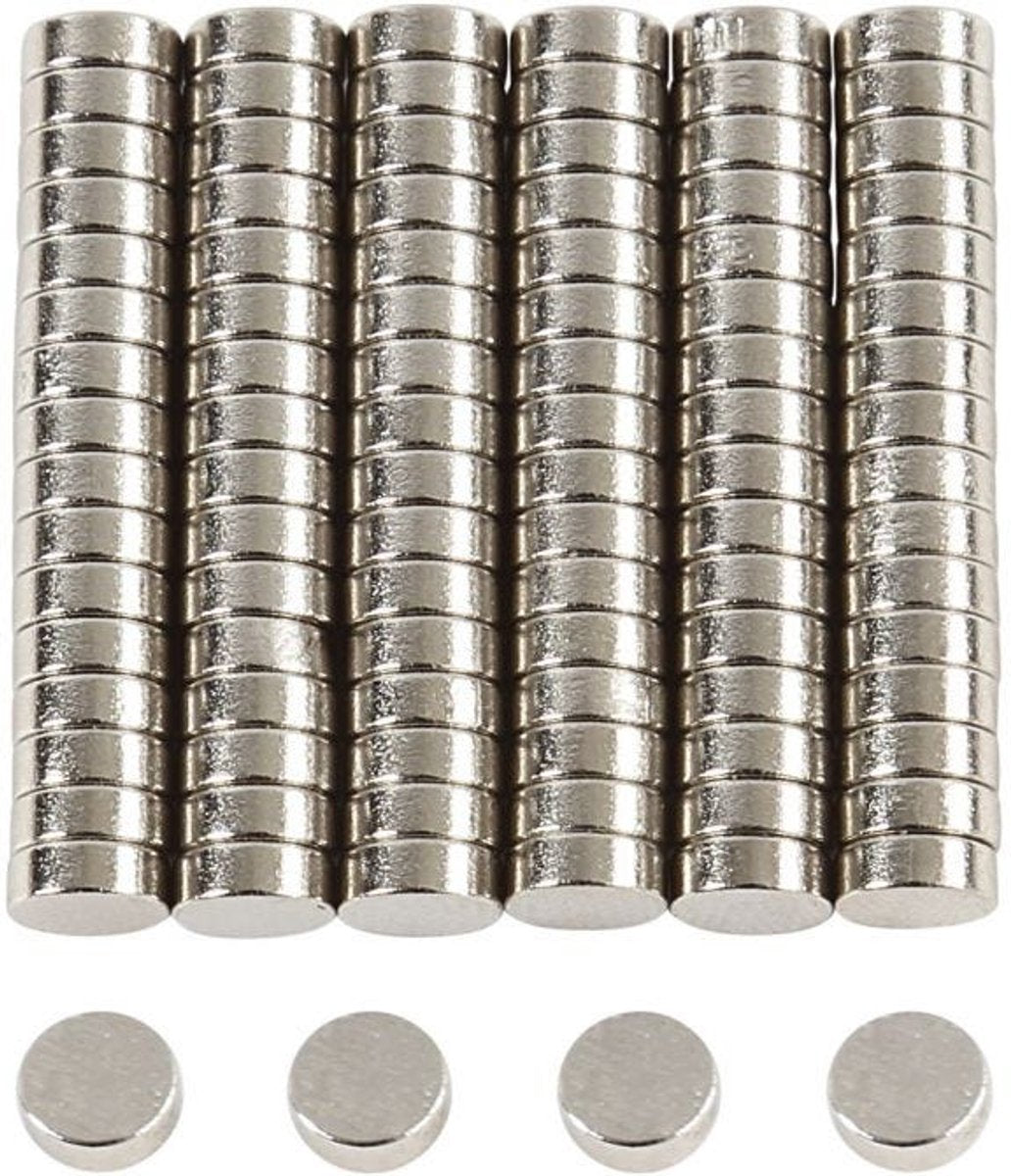 Creativ company power magneten 5 mm 100 stuks