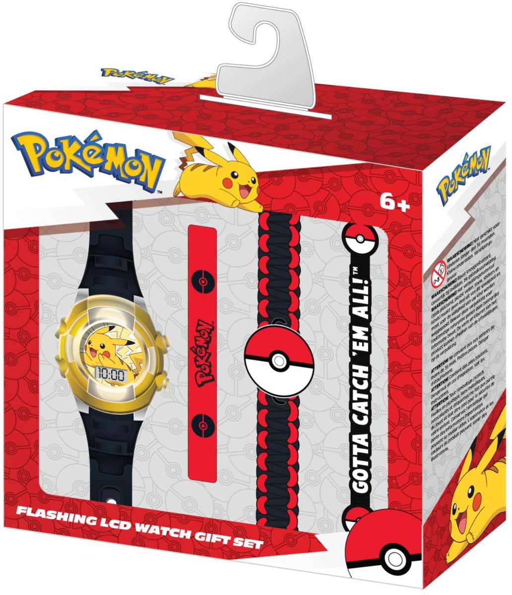 Gabby's poppenhuis horloge cadeauset pokemon - 4dlg.