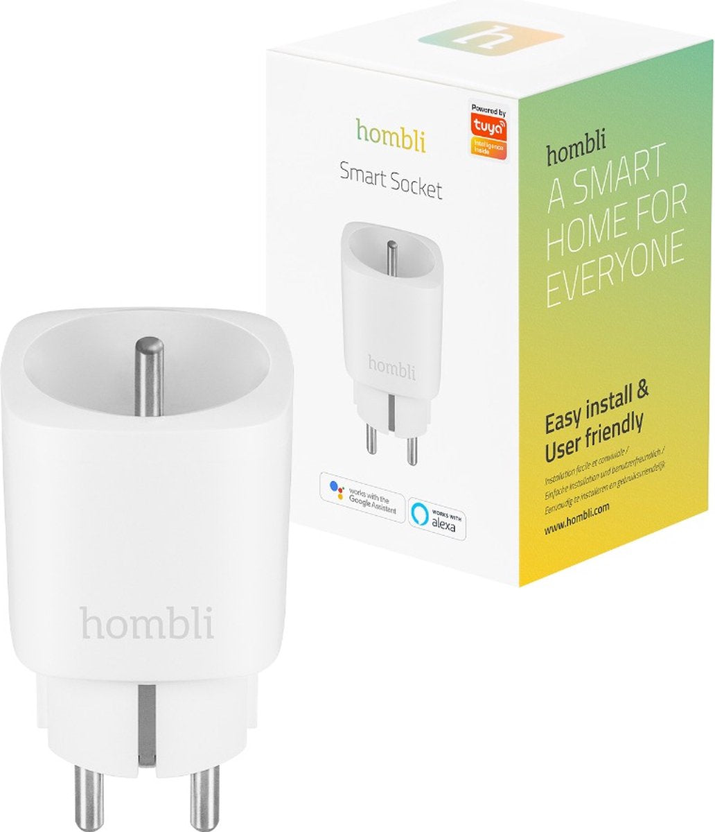 Hombli slimme franse stekker â wifi â energiemeter via mobiele app