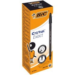 Balpen zwart bic cristal