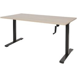 Zit- sta bureau schaffenburg dextro slinger t-voet lindberg oak