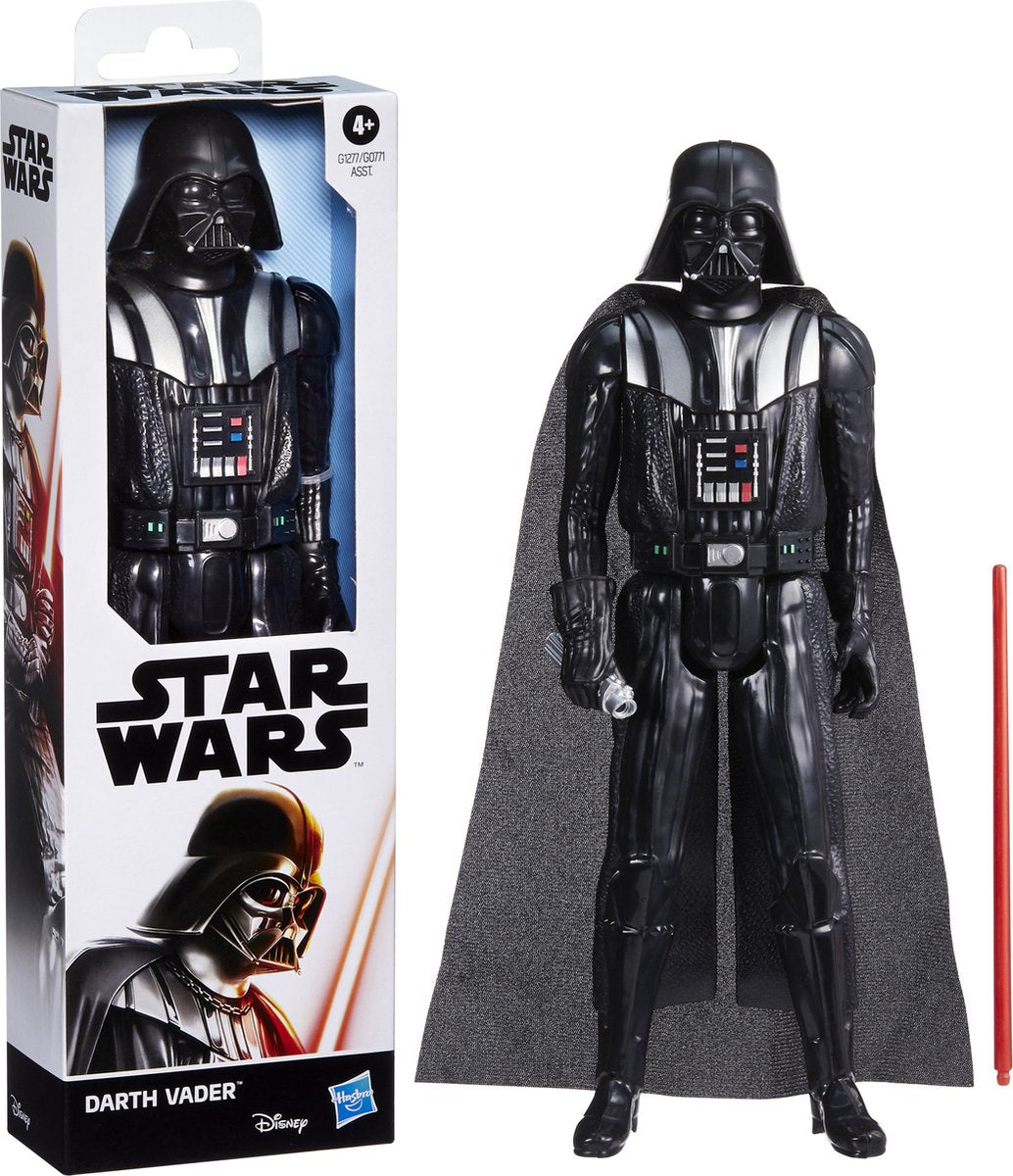 Hasbro star wars actiefiguur darth vader titan hero 30 cm speelgoed.