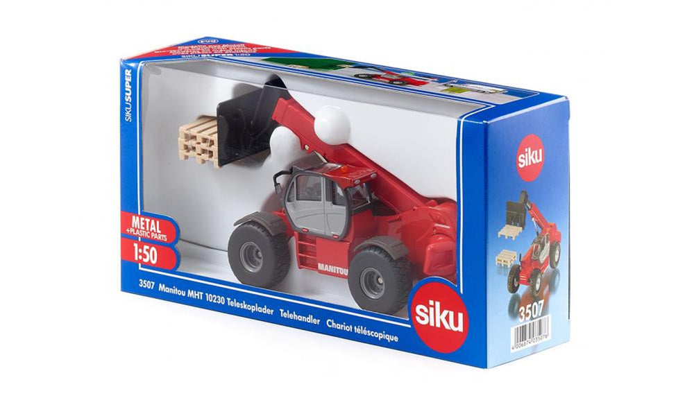 Siku 3507 manitou mht 10230 telescooplader 1:50 195x65x185mm