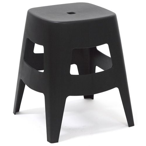 Kruk paperflow plastic zwart