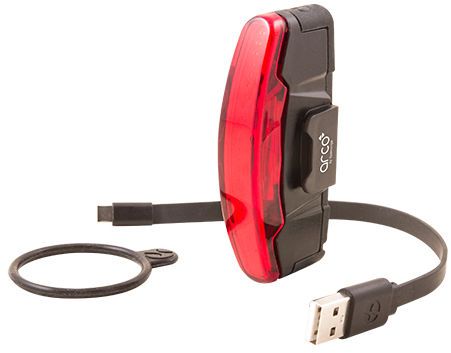 Spanninga achterlicht arco xb flash usb-c oplaadbaar