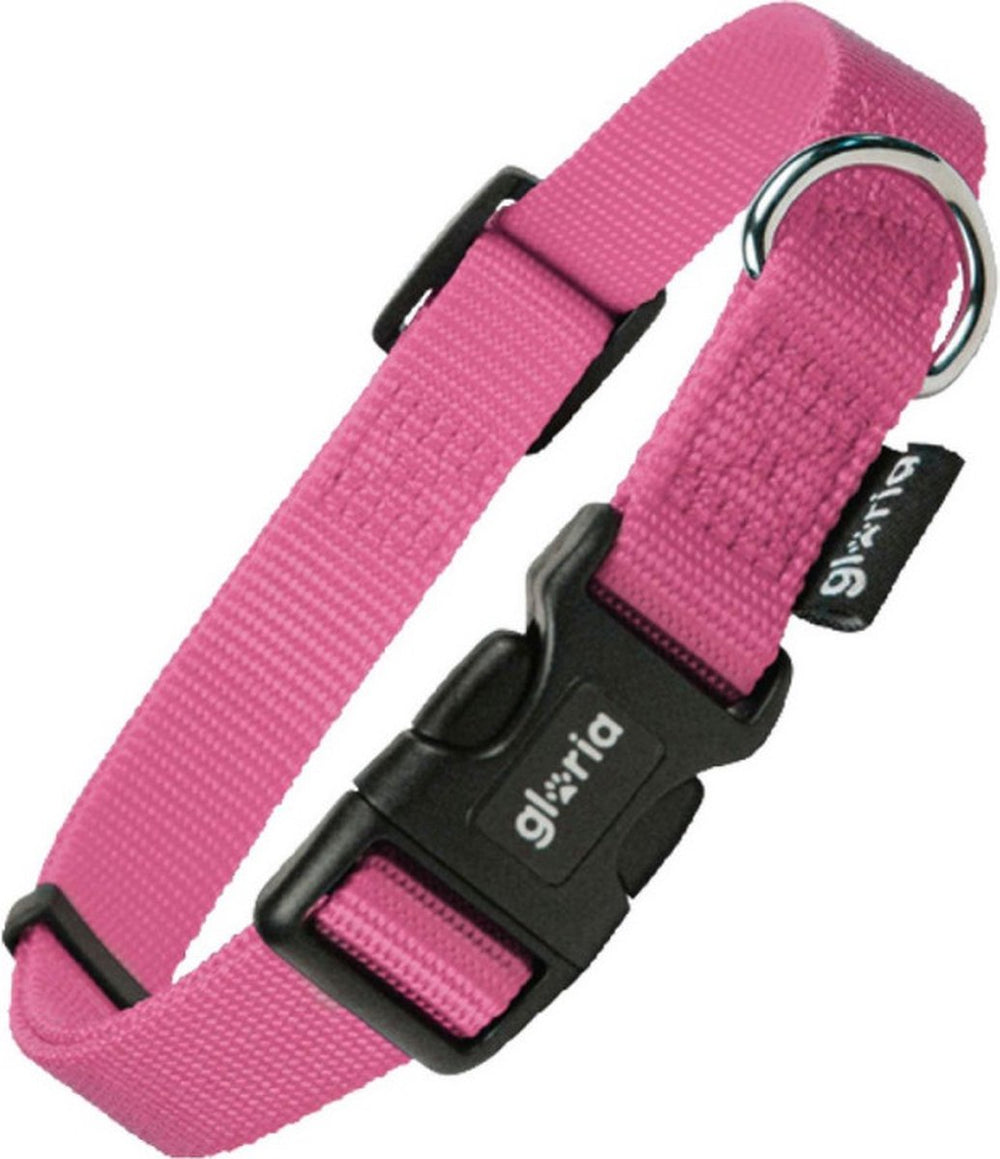 Gloria dog collar smooth pink size s (27-37 cm)