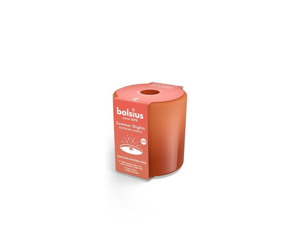 Bolsius buitenkaars zomeravonden terracotta