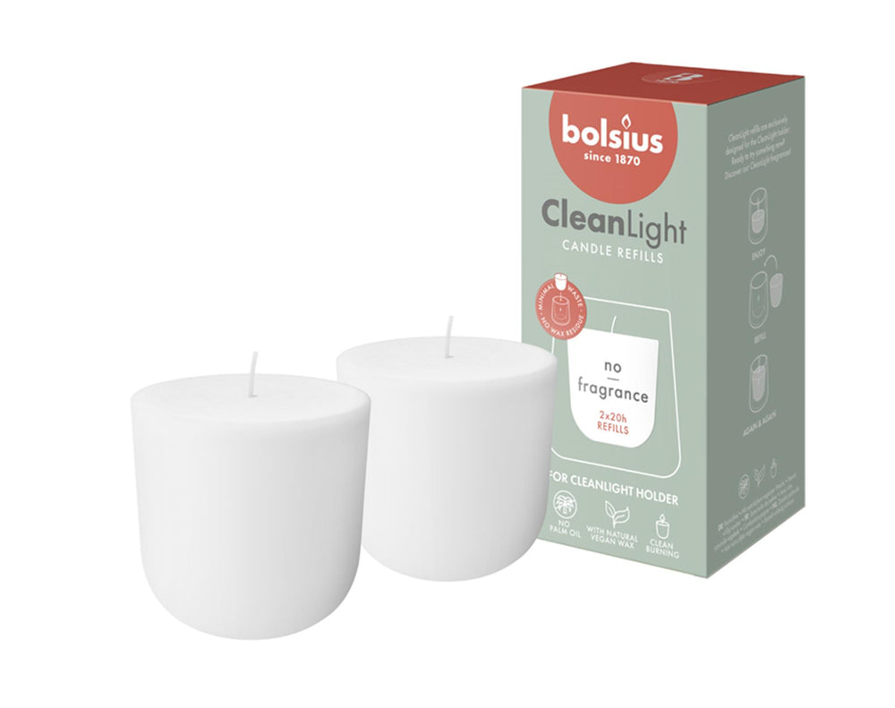 Bolsius navulling clean light pack 2 nul