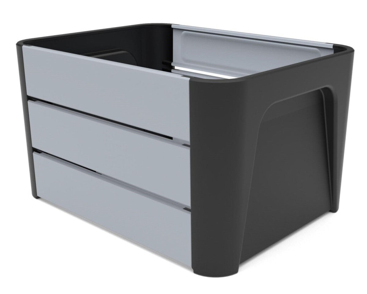 Basil mirage krat klik 'n krat zwart grijs 24l