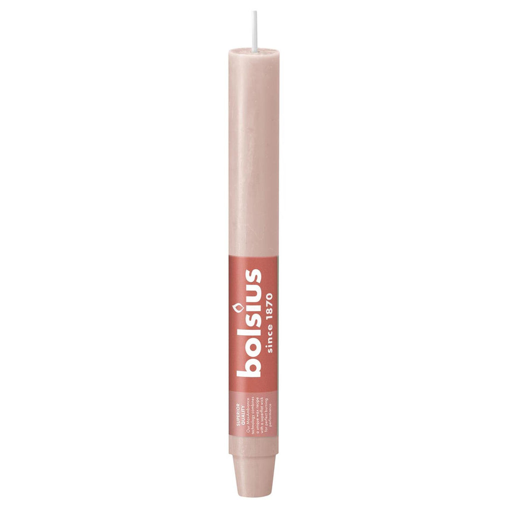 Bolsius tafelkaarsxl 230 30 rustiek nevelig roze