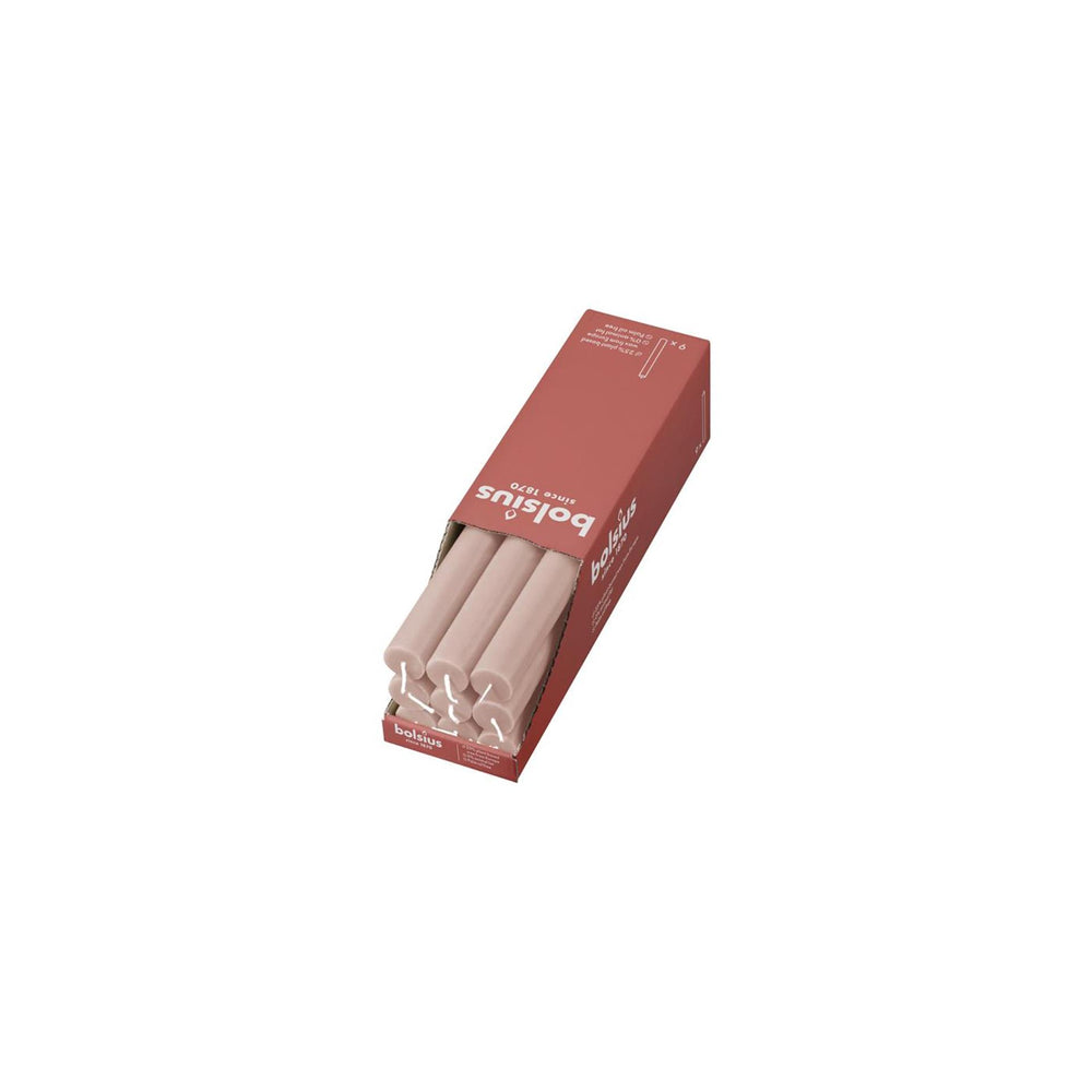 Bolsius tafelkaars 270 23 rustiek nevelig roze