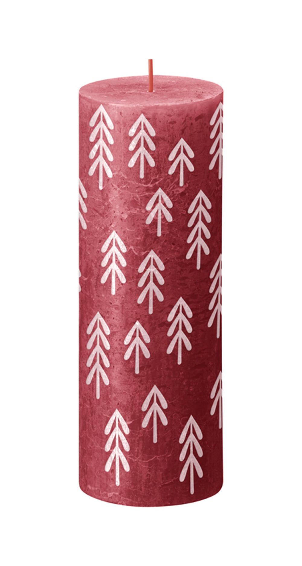 Bolsius printed kaars red 190 68mm