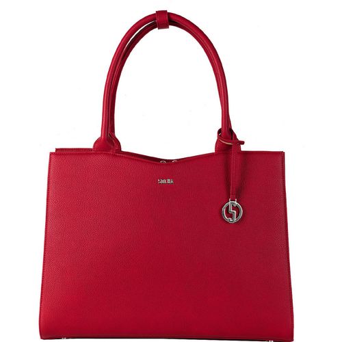 Dames laptoptas socha kersenrood midi