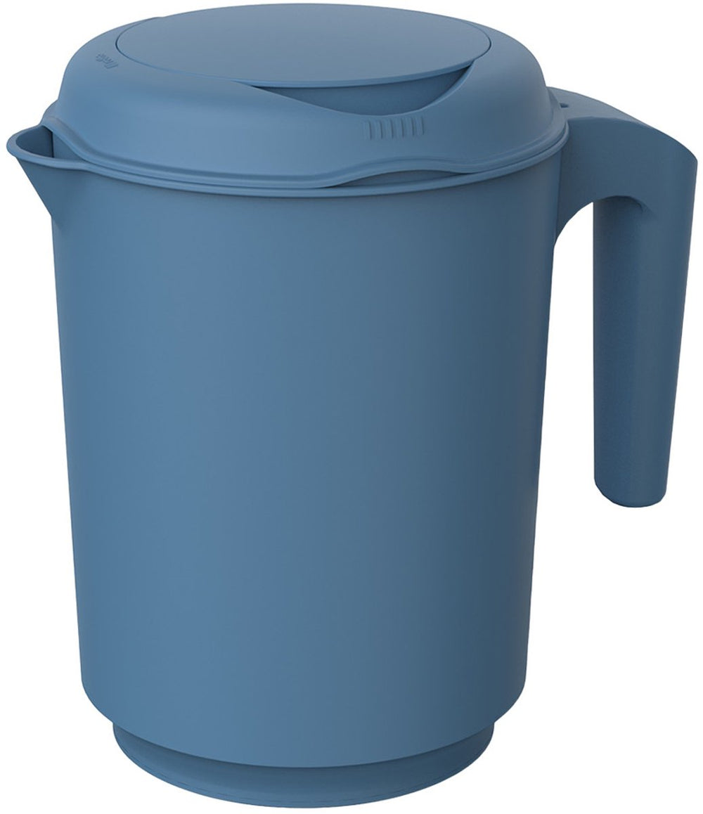 Rotho verse mixbeker met spatdeksel 1,5l horizon blauw