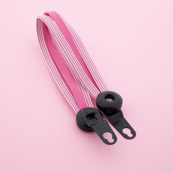 Qibbel widek snelbinder explorer 16 zwarte beugels roze wit