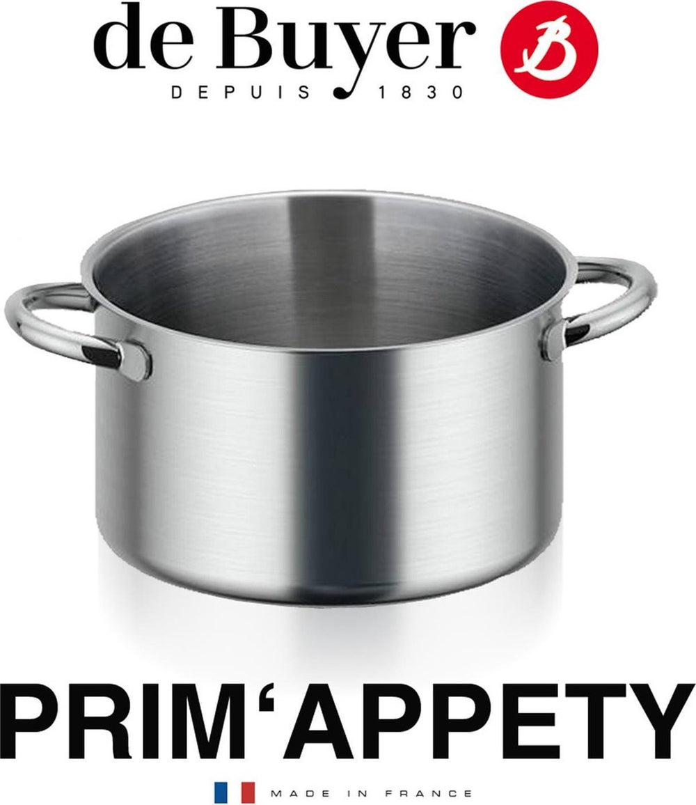 Debuyer de buyer prim'appety kookpan hoog - ø 24cm - rvs
