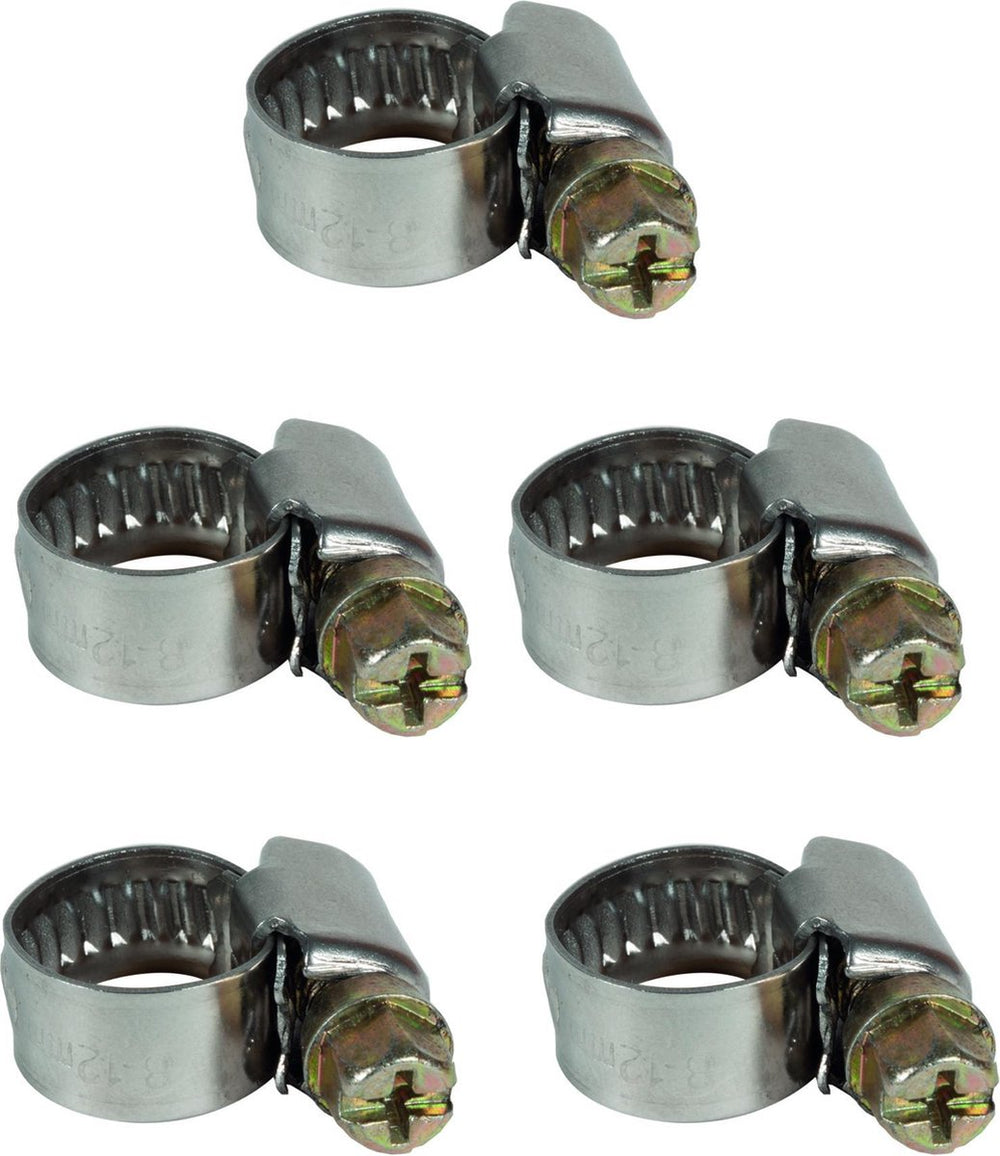 Einhell slangklemmenset 5 stuks. 8 - 12mm