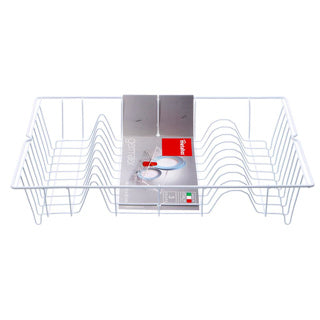 Metaltex afdruiprek draad wit | 2 stuks